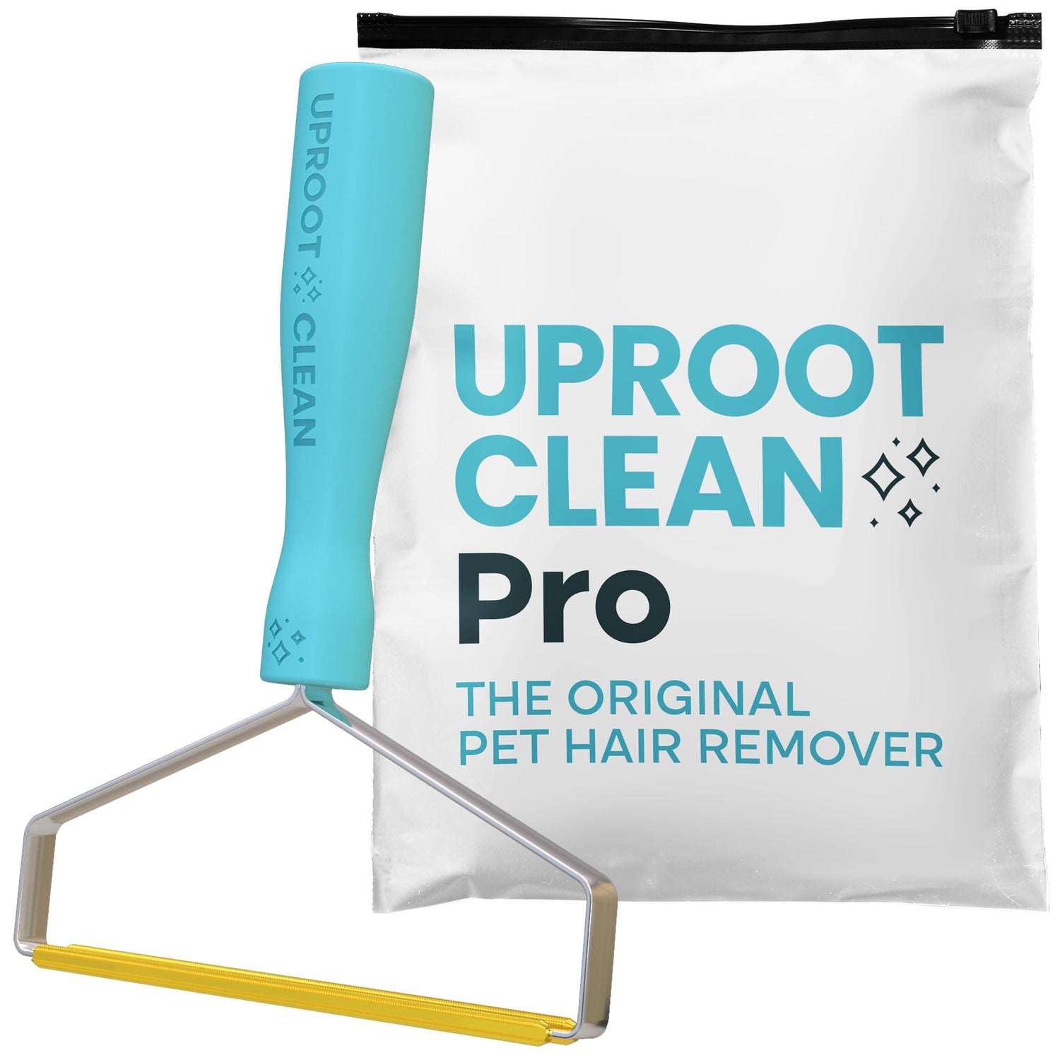 Uproot Cleaner Pro Pet Hair Remover - Special Dog Hair Remover Multi Fabric Edge and Carpet Scraper by Uproot Clean - Cat Hair Remover for Couch, Pet Towers &amp; Rugs - Gets Every Hair!