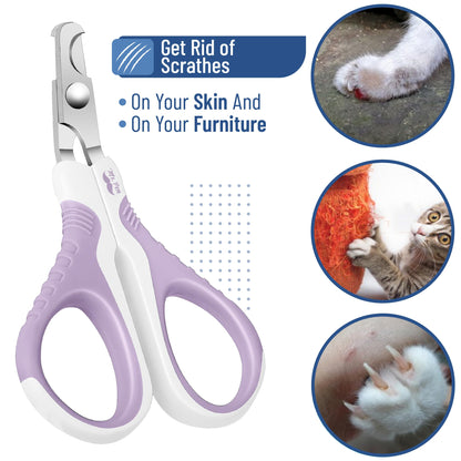 Mr. Pen- Cat Nail Clipper, Purple, Cat Nail Trimmer, Cat Nail Clippers, Cat Claw Clippers, Cat Clippers for Nails, Pet Nail Clippers, Kitten Nail Clipper, Small Dog Nail Clipper, Cat Claw Trimmer