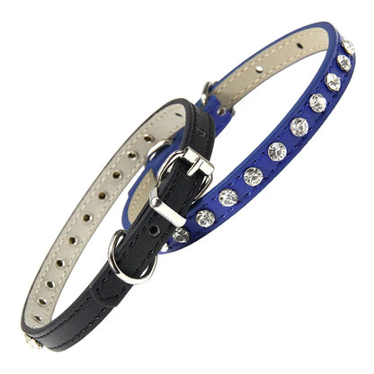 Luxury Rhinestone Rivets Cat Collar