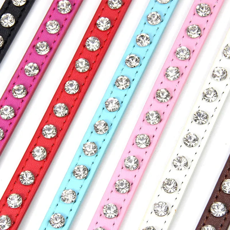 Luxury Rhinestone Rivets Cat Collar