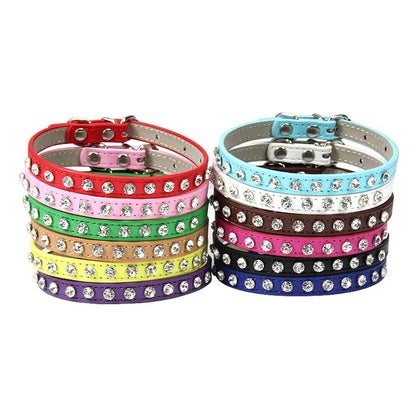 Luxury Rhinestone Rivets Cat Collar