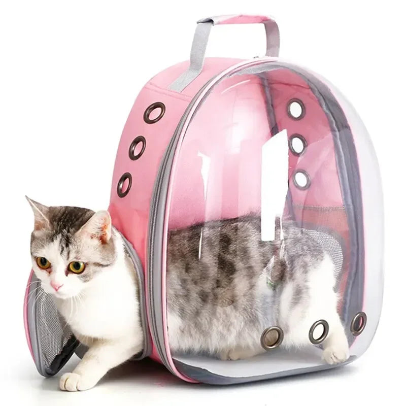 Transparent Capsule Pet Backpack