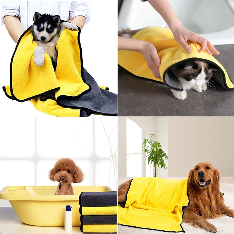 Quick-Dry Dog and Cat Towels