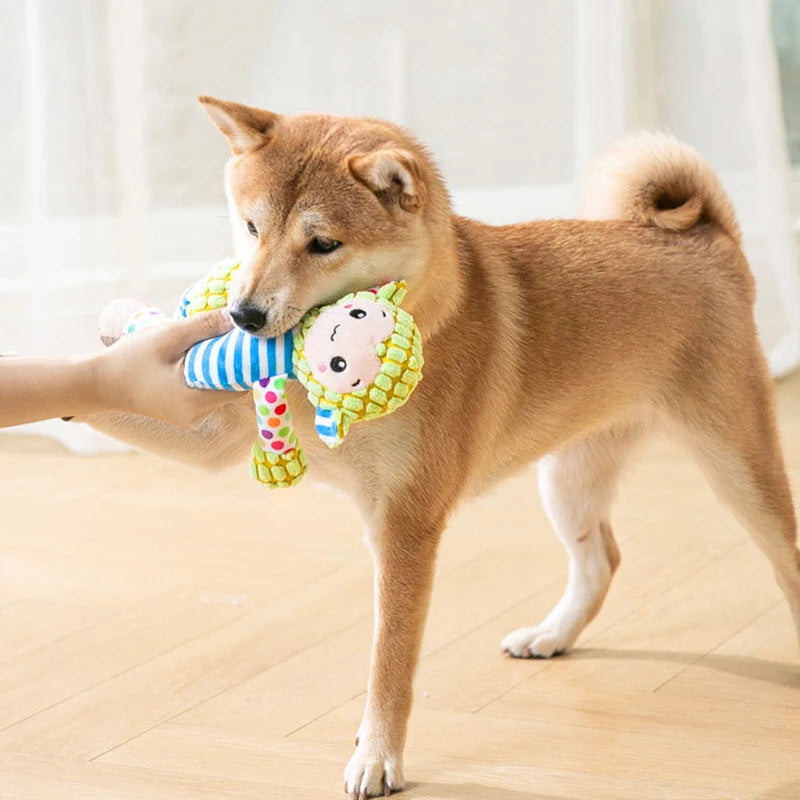 Plush Dog Puzzle Toy