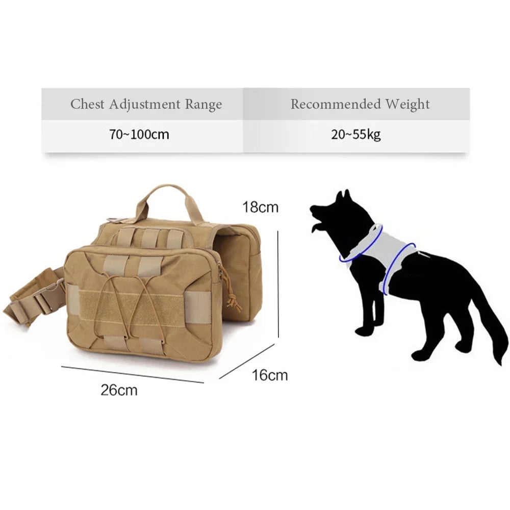 Dog Harness Backpack