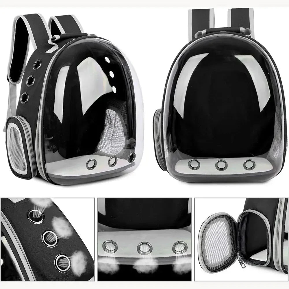 Transparent Capsule Pet Backpack