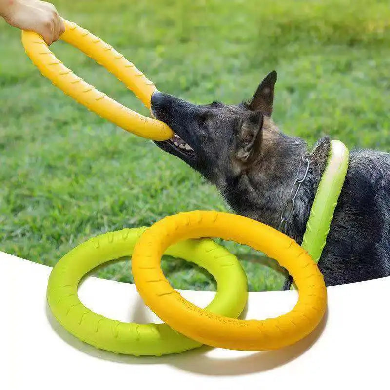 Dog Training Flying Disk Ring Puller