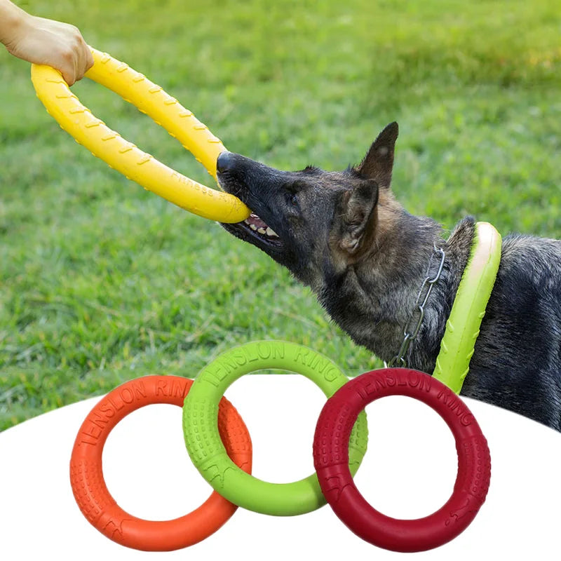 Dog Training Flying Disk Ring Puller