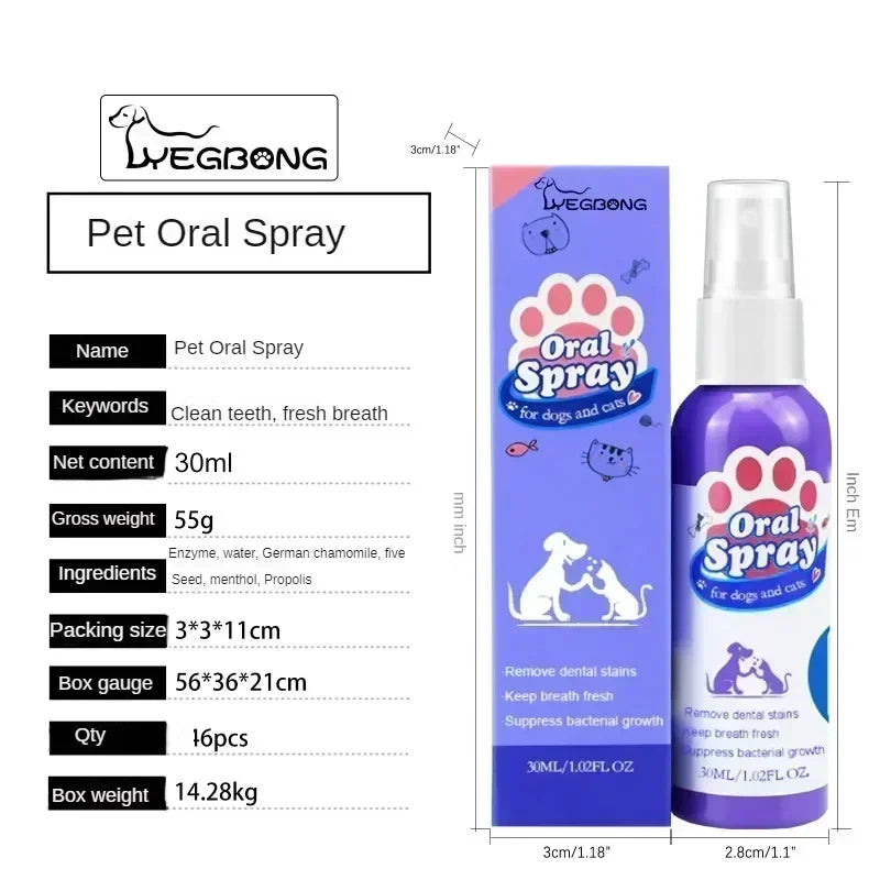 Pet Dental Cleaning Spray